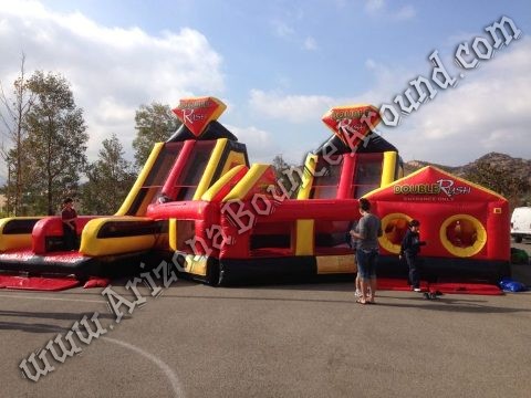 Rent inflatable obstacle courses for adults in Phoenix Arizona 